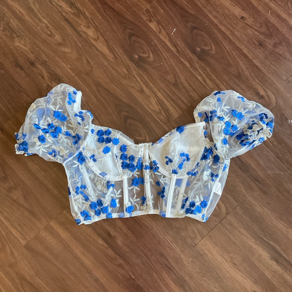 Flower Corset Top